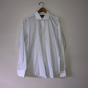 Cortefiel tailored fit button down dress shirt